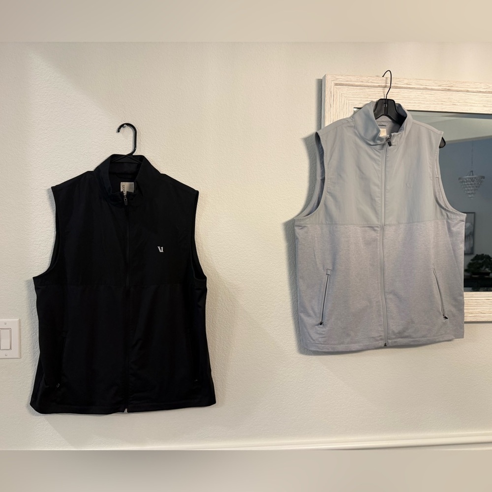 Men’s Vuori Vest XL Black & Grey